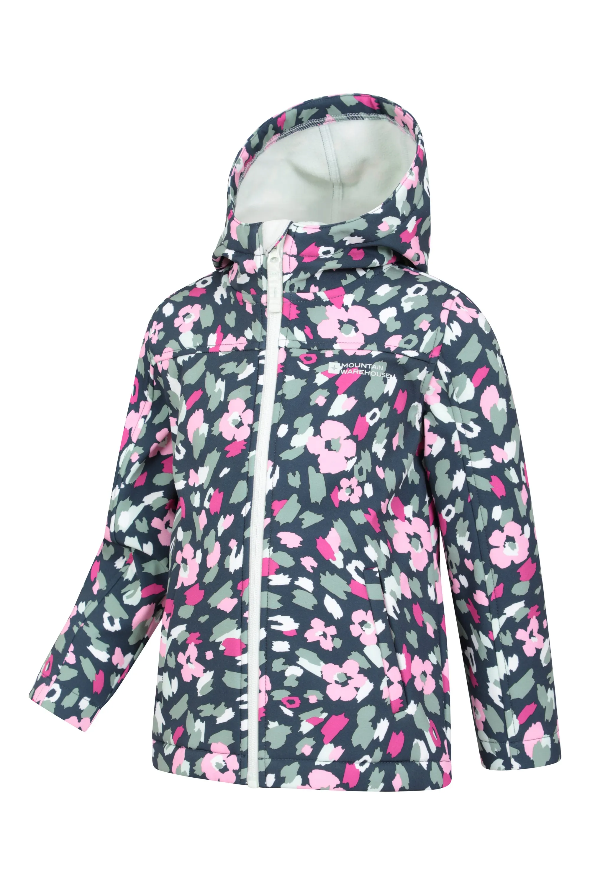 Exodus II softshell infantil estampada y resistente al agua