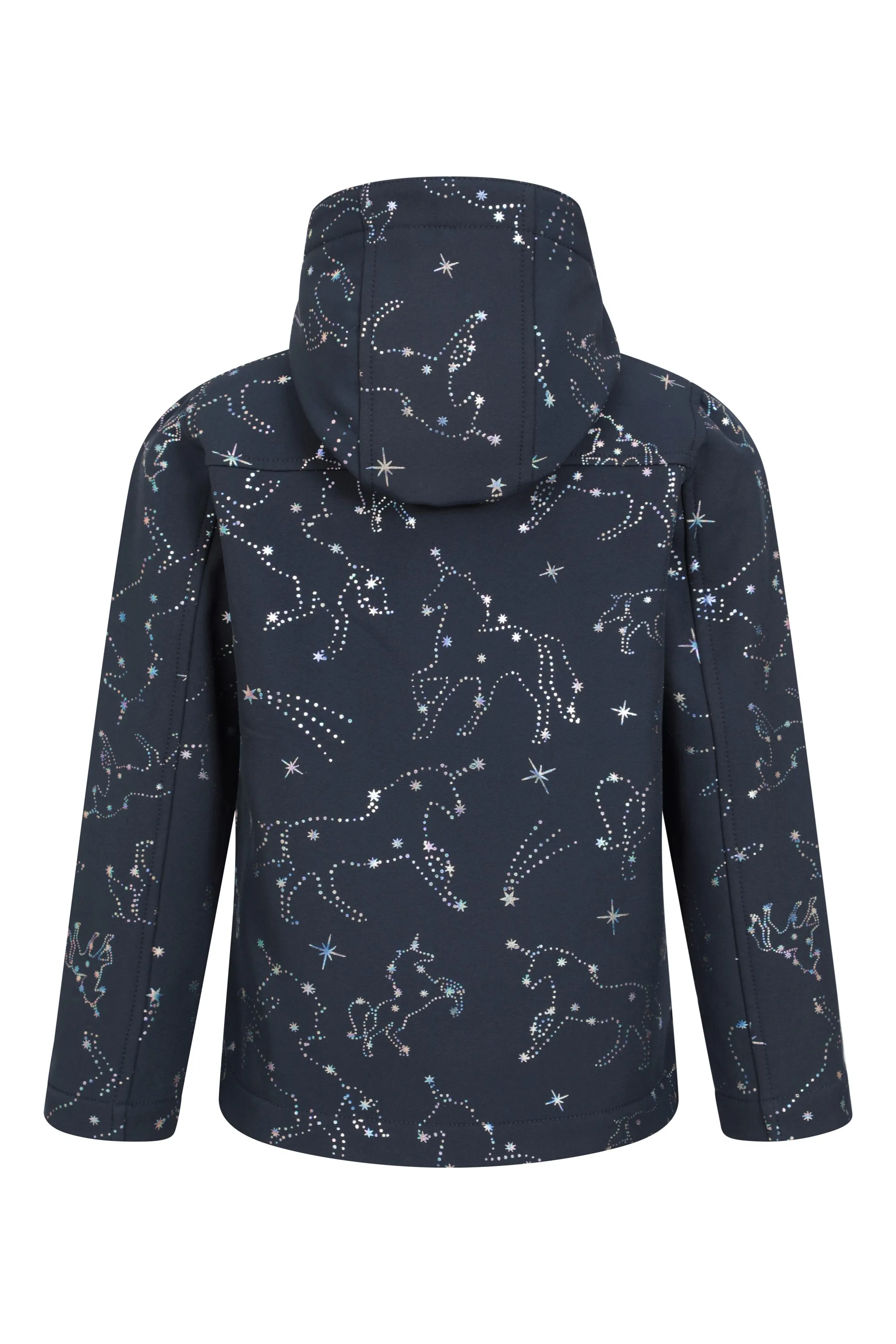 Exodus II softshell infantil estampada y resistente al agua