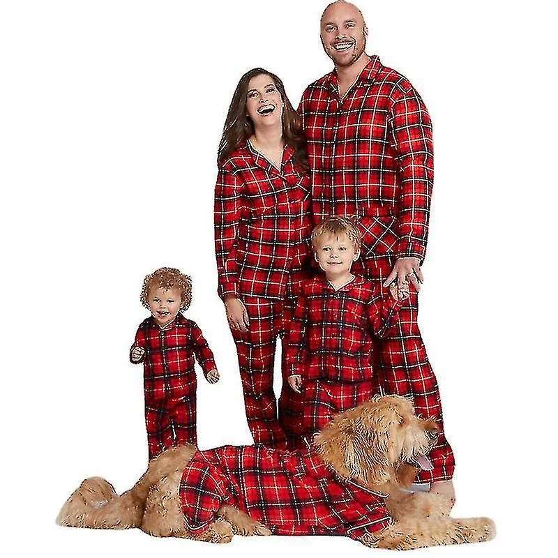 Family Christmas Pyjamas Set Christmas Parent Child Nightwear Pajamas