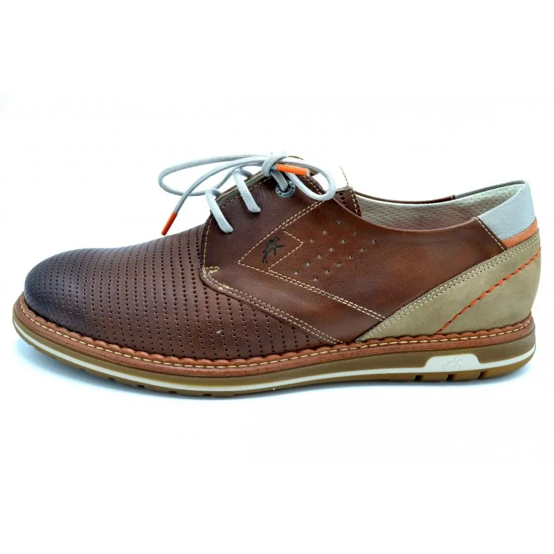 Fluchos Sheldon F1130 Camel | Zapato de piel con cordones | Suela Dinergy