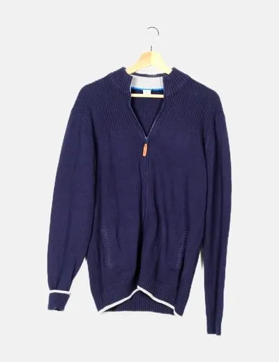 FREESTYLE Chaqueta azul de punto
