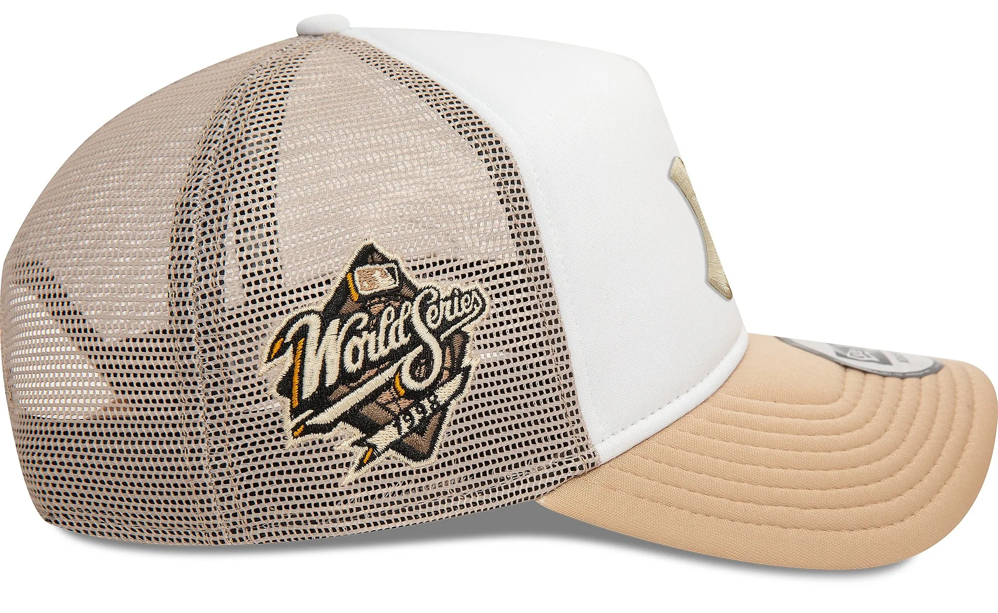 GORRA CON VISERA NEW ERA 9FO AF WORLD TRUCKER MLB NEW YORK YANKEES  BEIGE  MEN´S