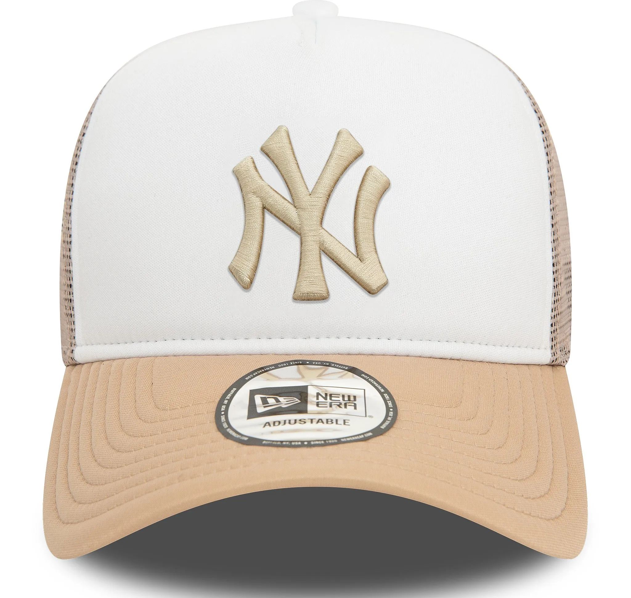 GORRA CON VISERA NEW ERA 9FO AF WORLD TRUCKER MLB NEW YORK YANKEES  BEIGE  MEN´S