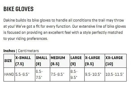 GUANTES DAKINE CROSSX  BLACK  MEN´S