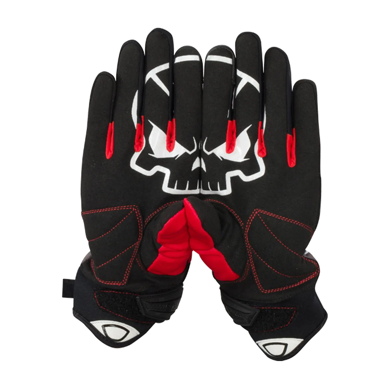 GUANTES DE MOTO BERING WALSHE NEGROGRISROJO