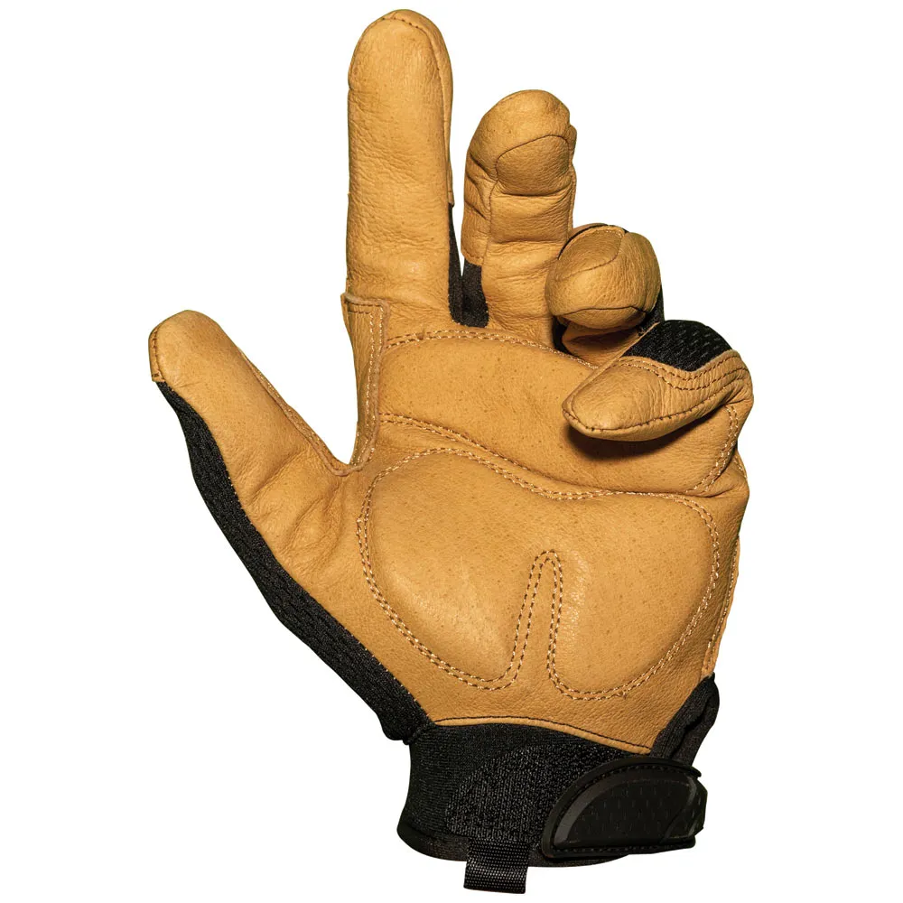 Guantes Journeyman de cuero, medianos