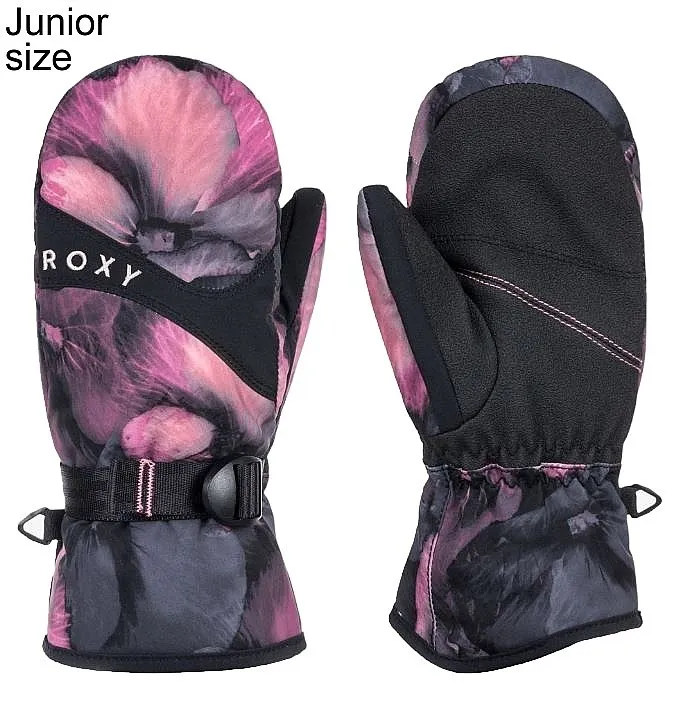 GUANTES ROXY JETTY MITT  KVJ3/TRUE BLACK PANSY PANSY RG  GIRL´S