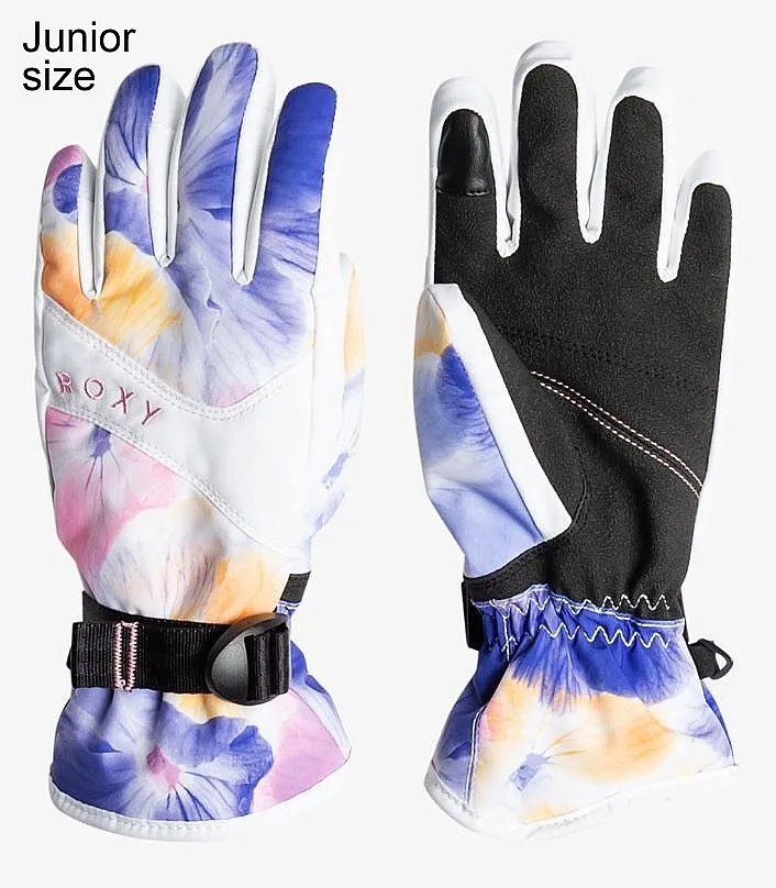 GUANTES ROXY JETTY  WBB1/BRIGHT WHITE PANSY PANSY RG  GIRL´S