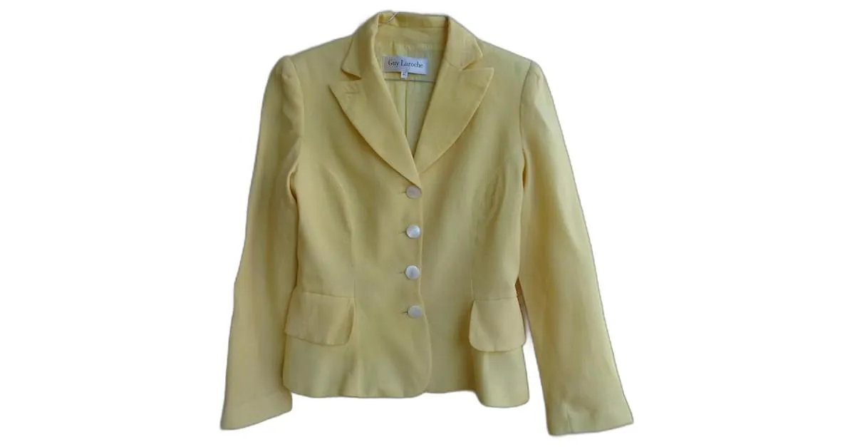 Guy Laroche Chaquetas Amarillo 