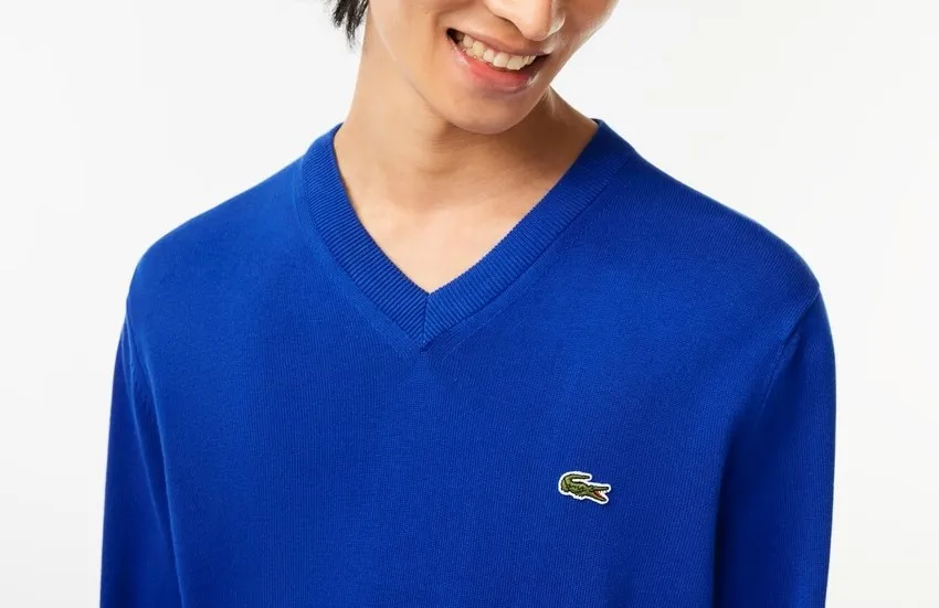 LACOSTE AH1951 JERSEY AZUL RY