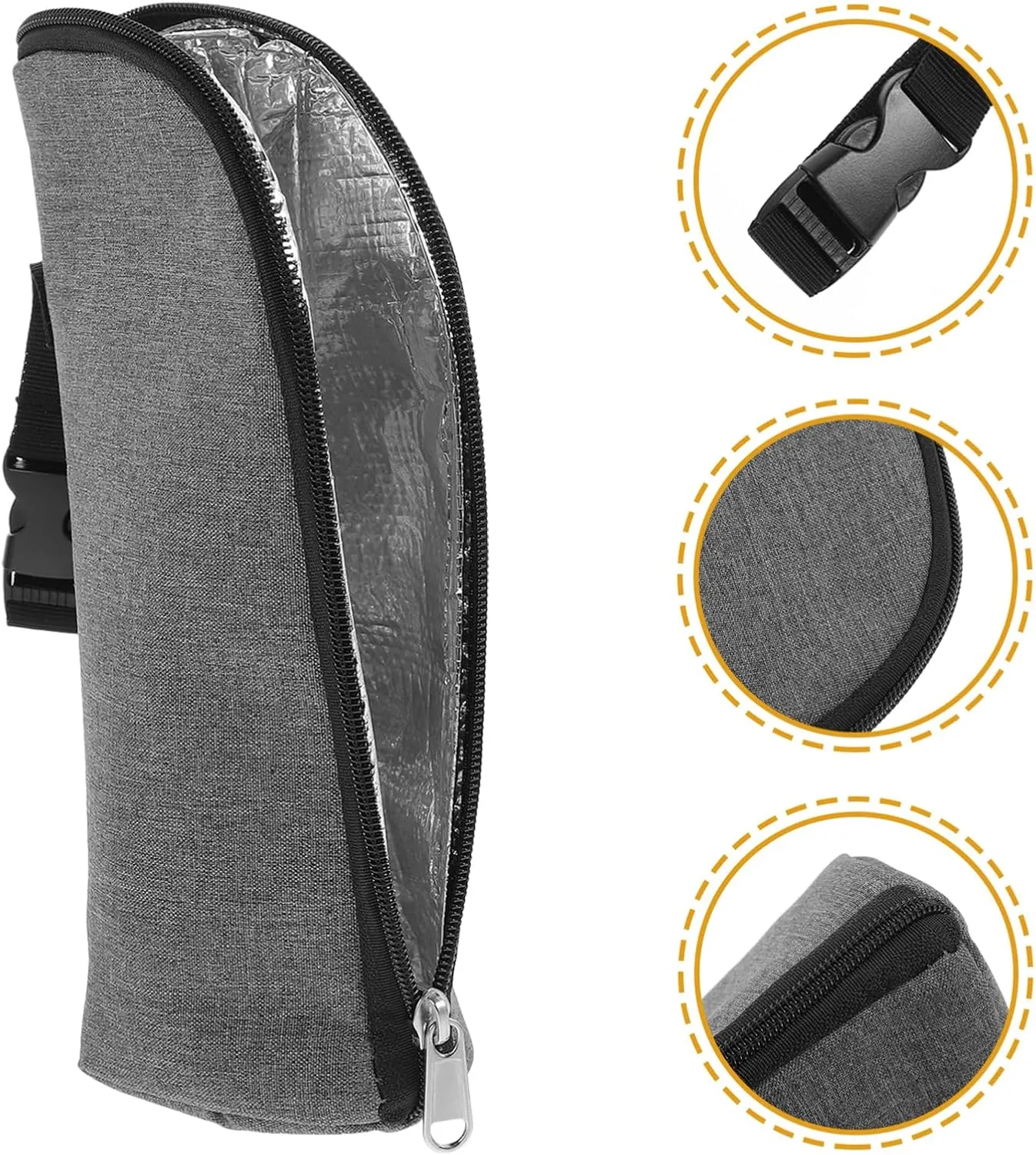 LIFKOME Bolsa Térmica para Biberón De Bolsa De Alimentación Aislante Soporte para Botellas De Leche para Viajes y Actividades Al