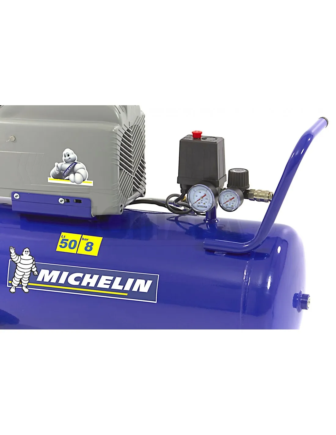 MICHELIN MB50  COMPRESOR DE AIRE 50 LITROS, 8 BARES DE TRANSMISIóN DIRECTA