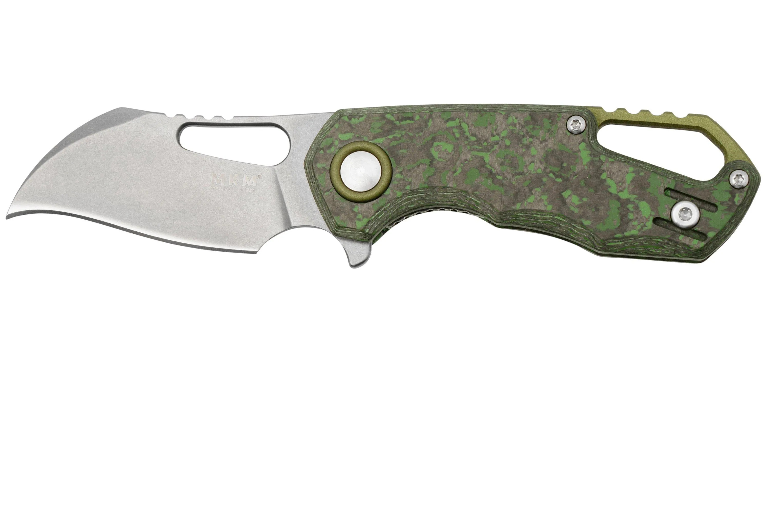 MKM ISONZO FX031CJ HAWKBILL STONEWASHED, JUNGLE WEAR CARBON FIBRE NAVAJA, DIESñO DE JESPER VOXNAES
