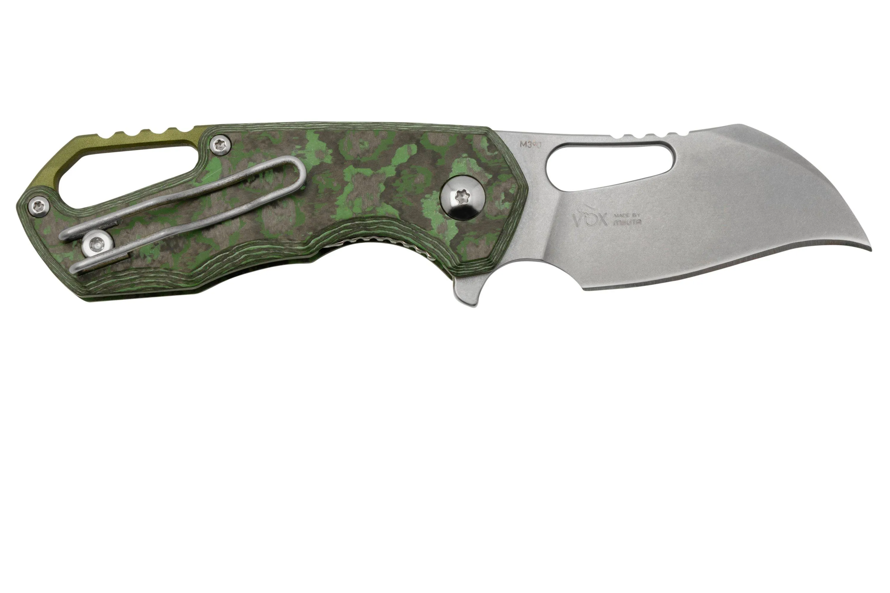 MKM ISONZO FX031CJ HAWKBILL STONEWASHED, JUNGLE WEAR CARBON FIBRE NAVAJA, DIESñO DE JESPER VOXNAES