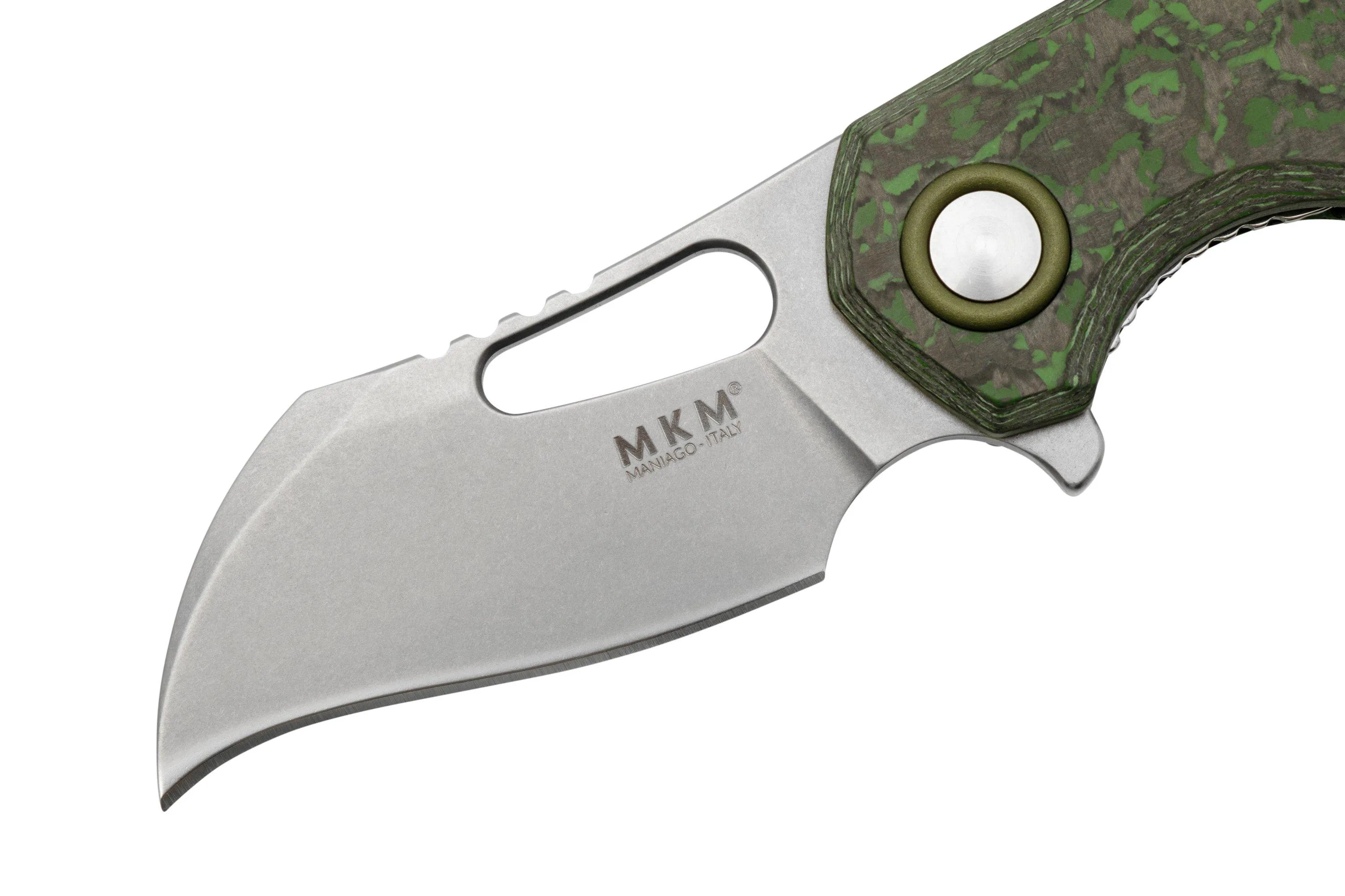 MKM ISONZO FX031CJ HAWKBILL STONEWASHED, JUNGLE WEAR CARBON FIBRE NAVAJA, DIESñO DE JESPER VOXNAES