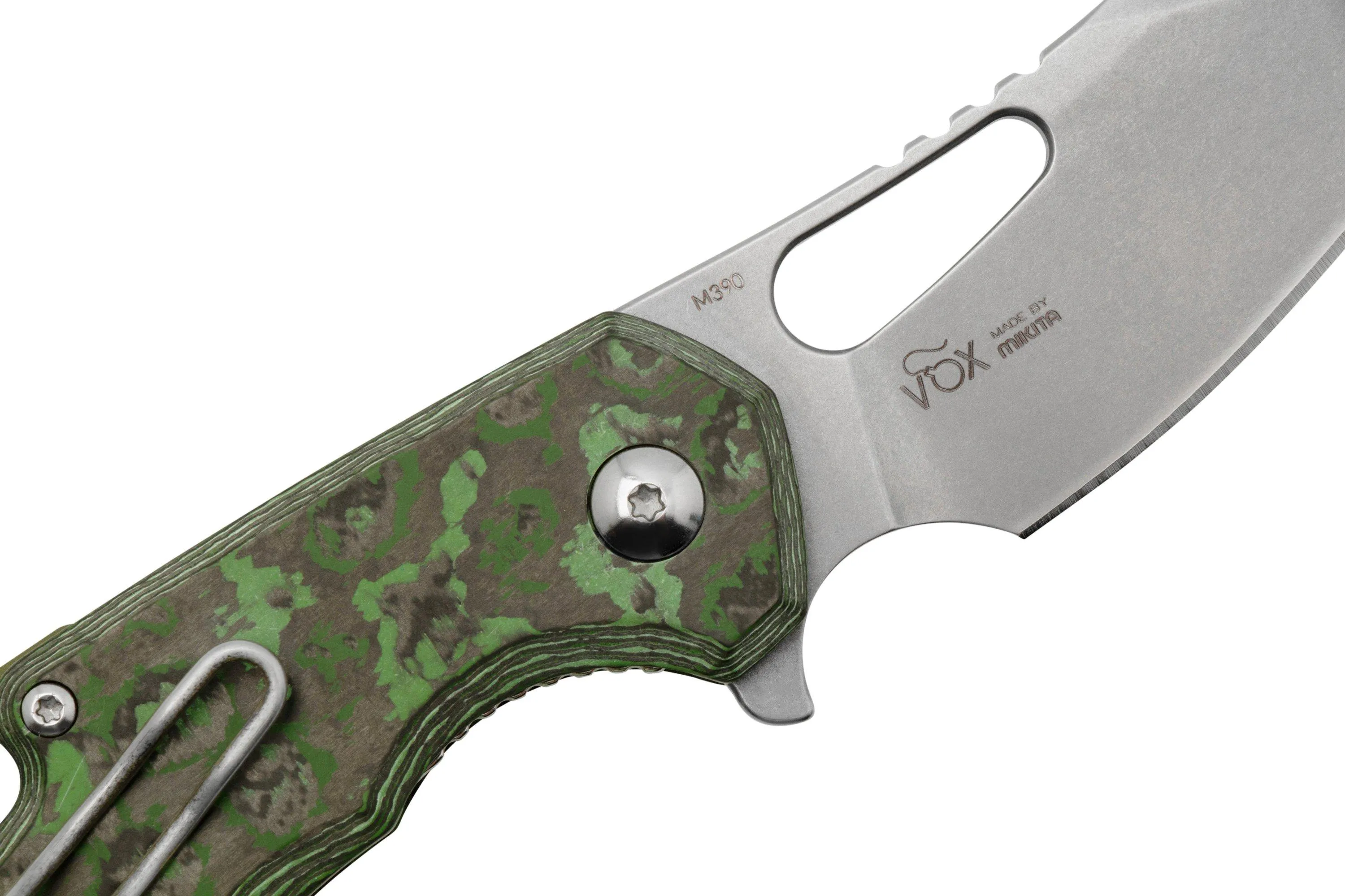 MKM ISONZO FX031CJ HAWKBILL STONEWASHED, JUNGLE WEAR CARBON FIBRE NAVAJA, DIESñO DE JESPER VOXNAES