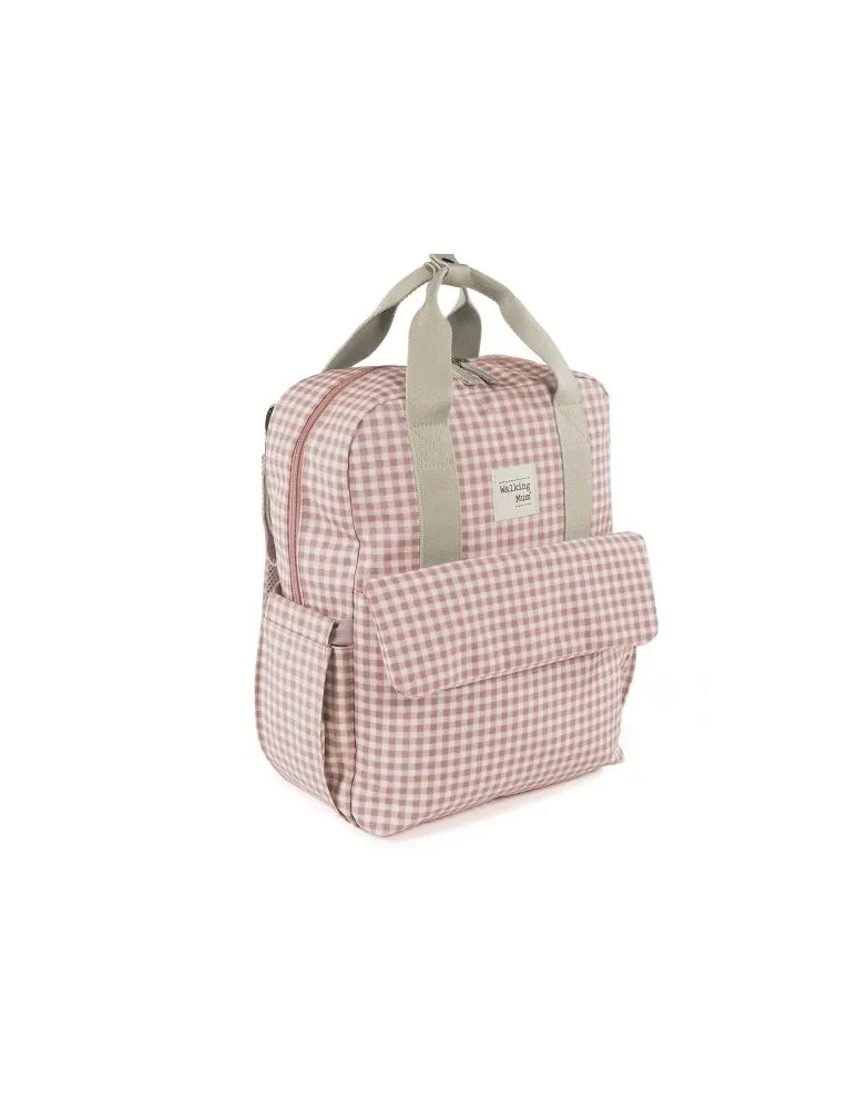 MOCHILA I LOVE VICHY ROSA WALKING MUM