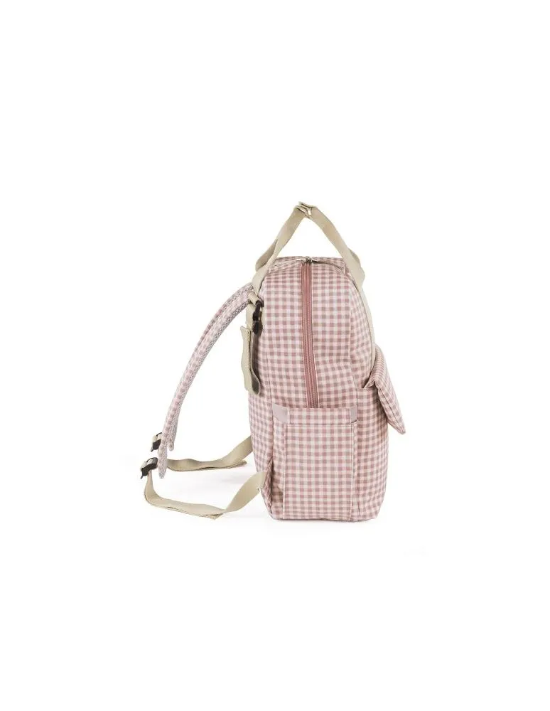 MOCHILA I LOVE VICHY ROSA WALKING MUM