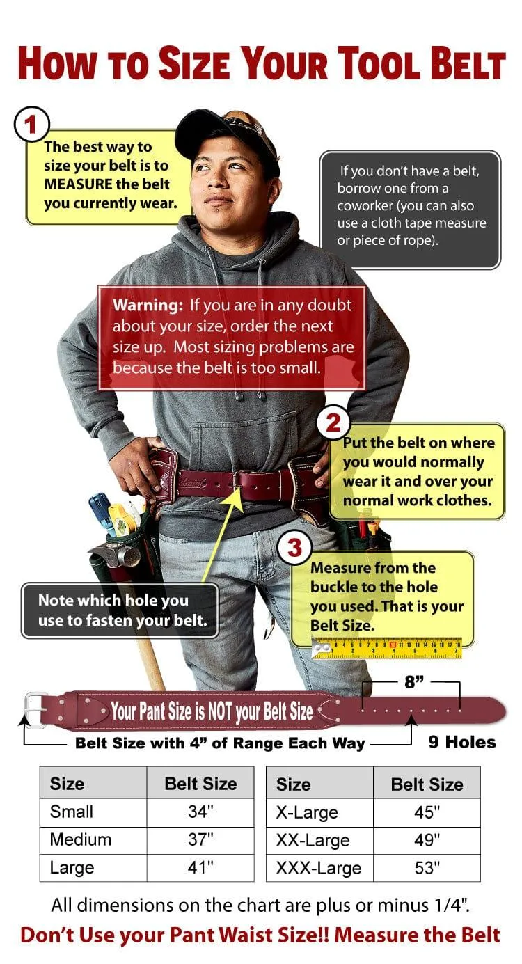 Occidental Leather Toolbelts | 5035 HD 3" Ranger Work Belt