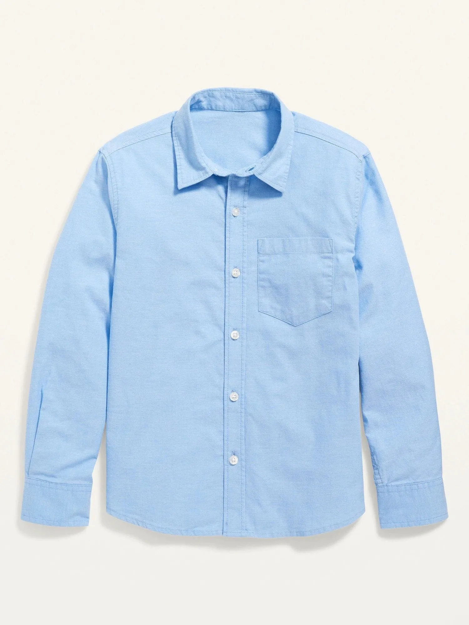 OLD NAVY CAMISA OLD NAVY BUILTIN FLEX OXFORD BOYS CELESTE