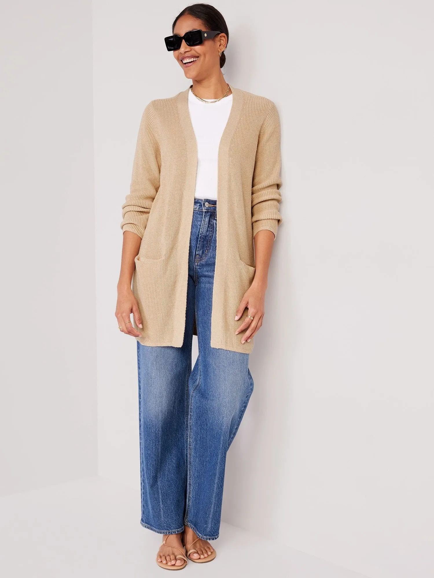 OLD NAVY Chaleco Texturizado Old Navy Mujer