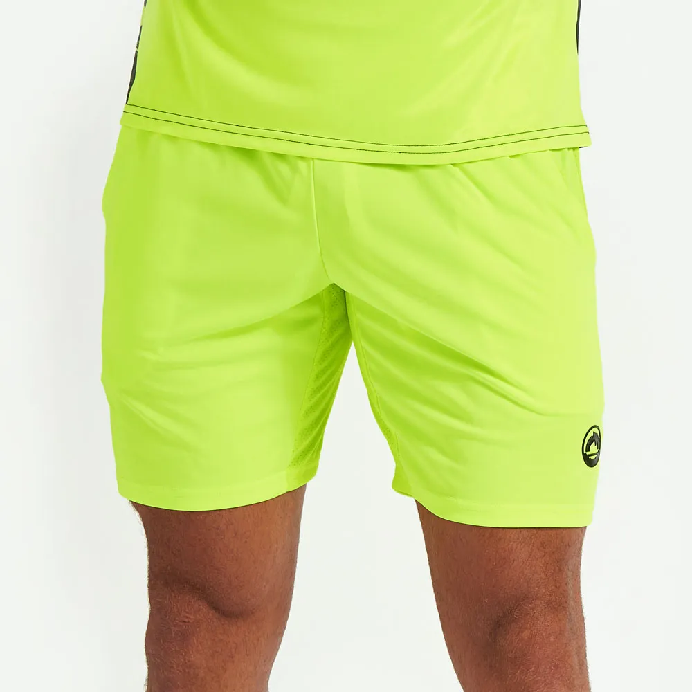 Pantalón Corto Deportivo Hombre Basic Amarillo
