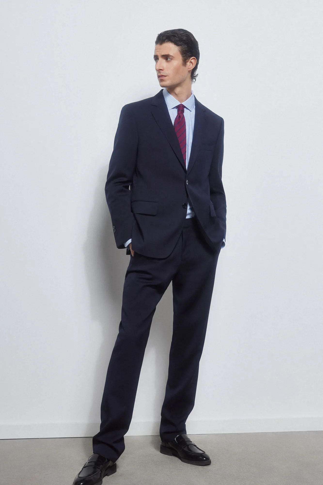 PLAIN TAILORED BISTRETCH BLAZER
