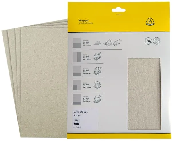 PS 33 B Embalaje para autoservicio Papel abrasivo para Pintura,  Laca,  Masilla,  Madera