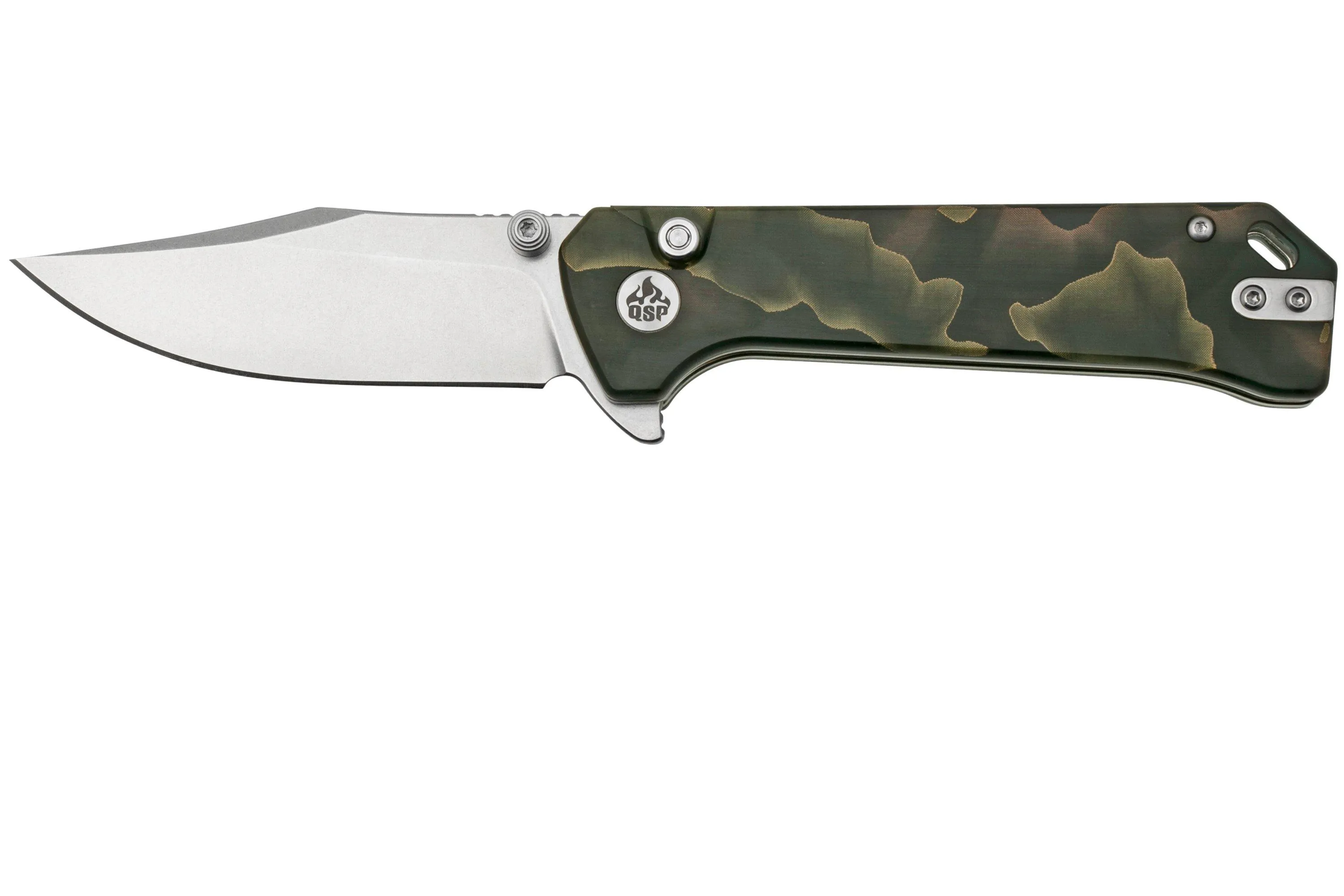 QSP GREBE QS147F1, S35VN CLIPPOINT NOBLE RAFFIR, NAVAJA
