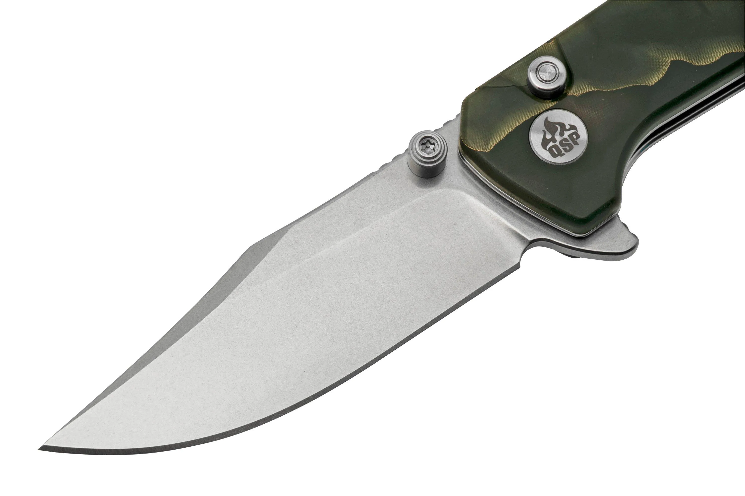 QSP GREBE QS147F1, S35VN CLIPPOINT NOBLE RAFFIR, NAVAJA