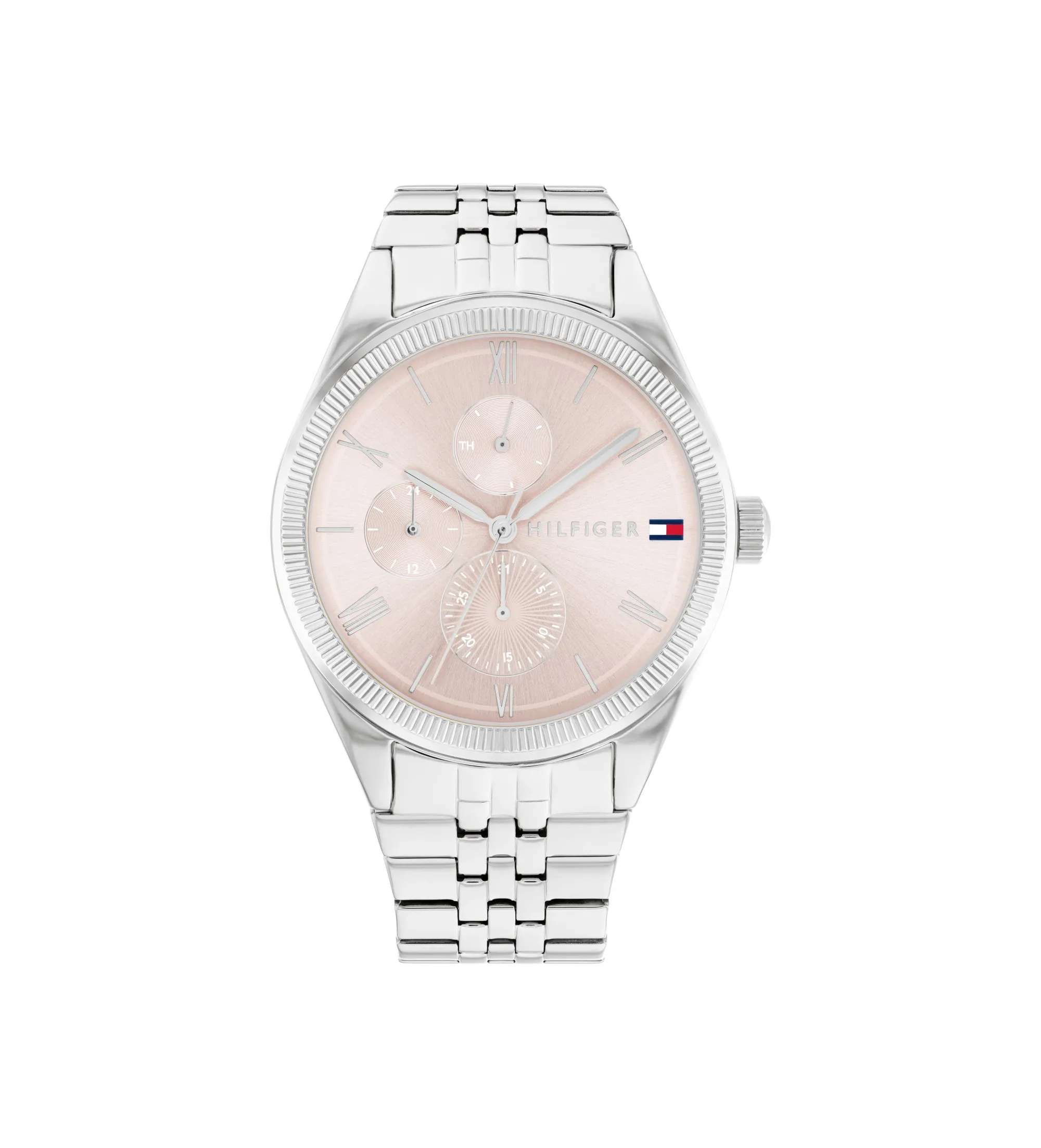 Reloj Analógico Acero rosa