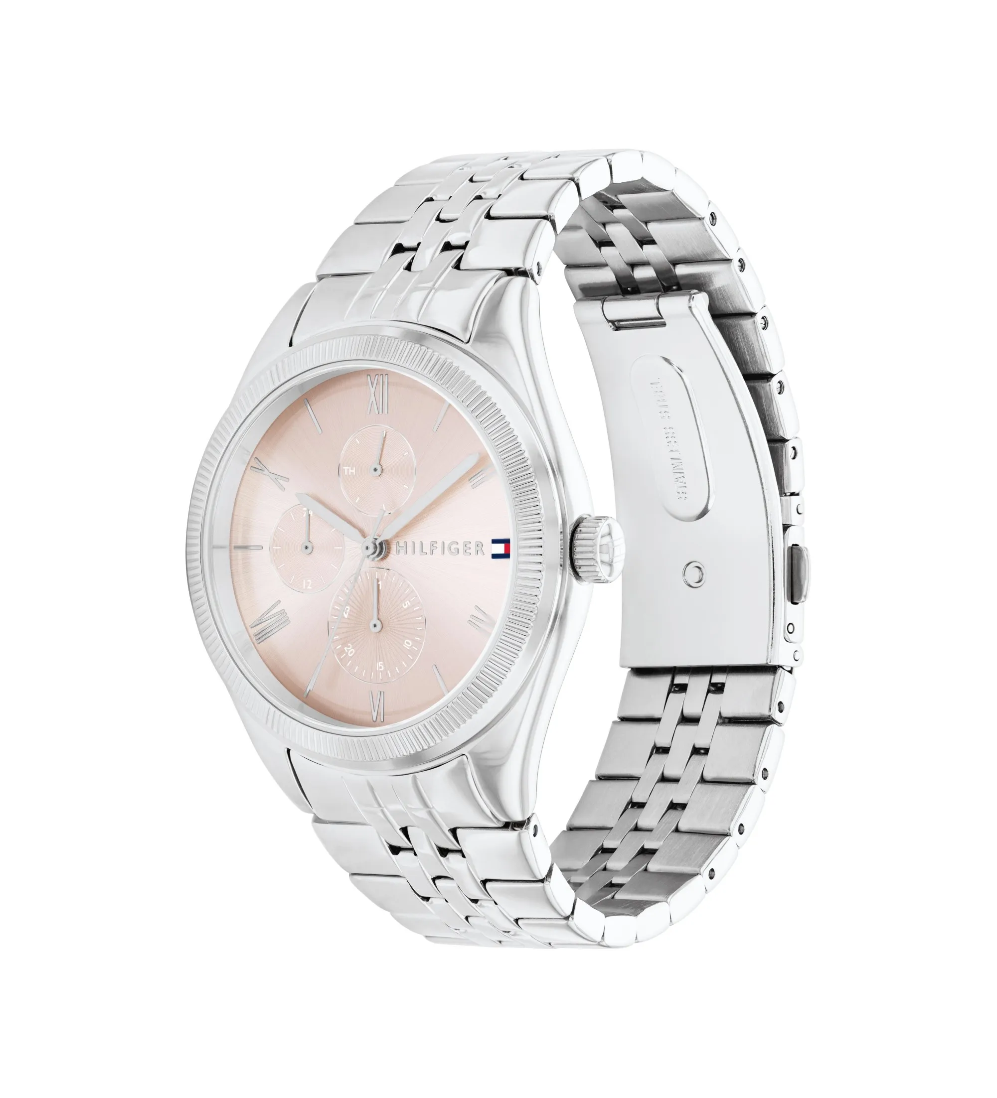 Reloj Analógico Acero rosa