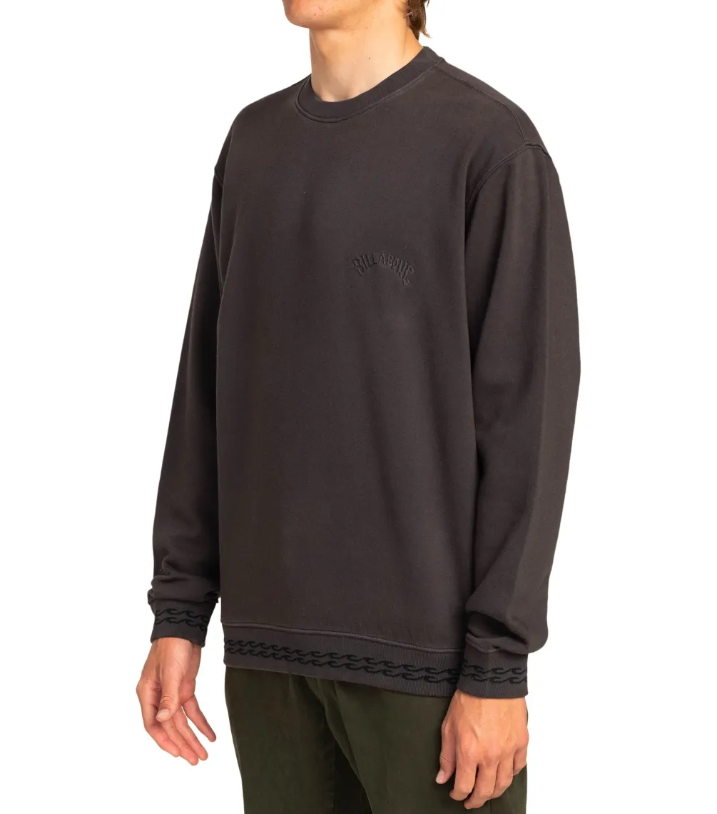 SUDADERA BILLABONG WAVE WASHED CREW  RAVEN