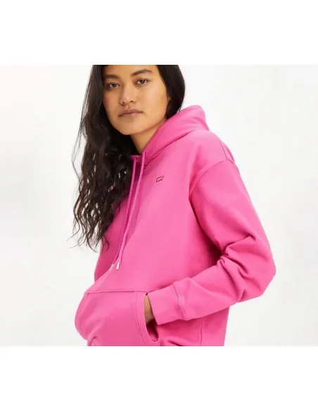 Sudadera Levi\'s Rosa Capucha Mujer