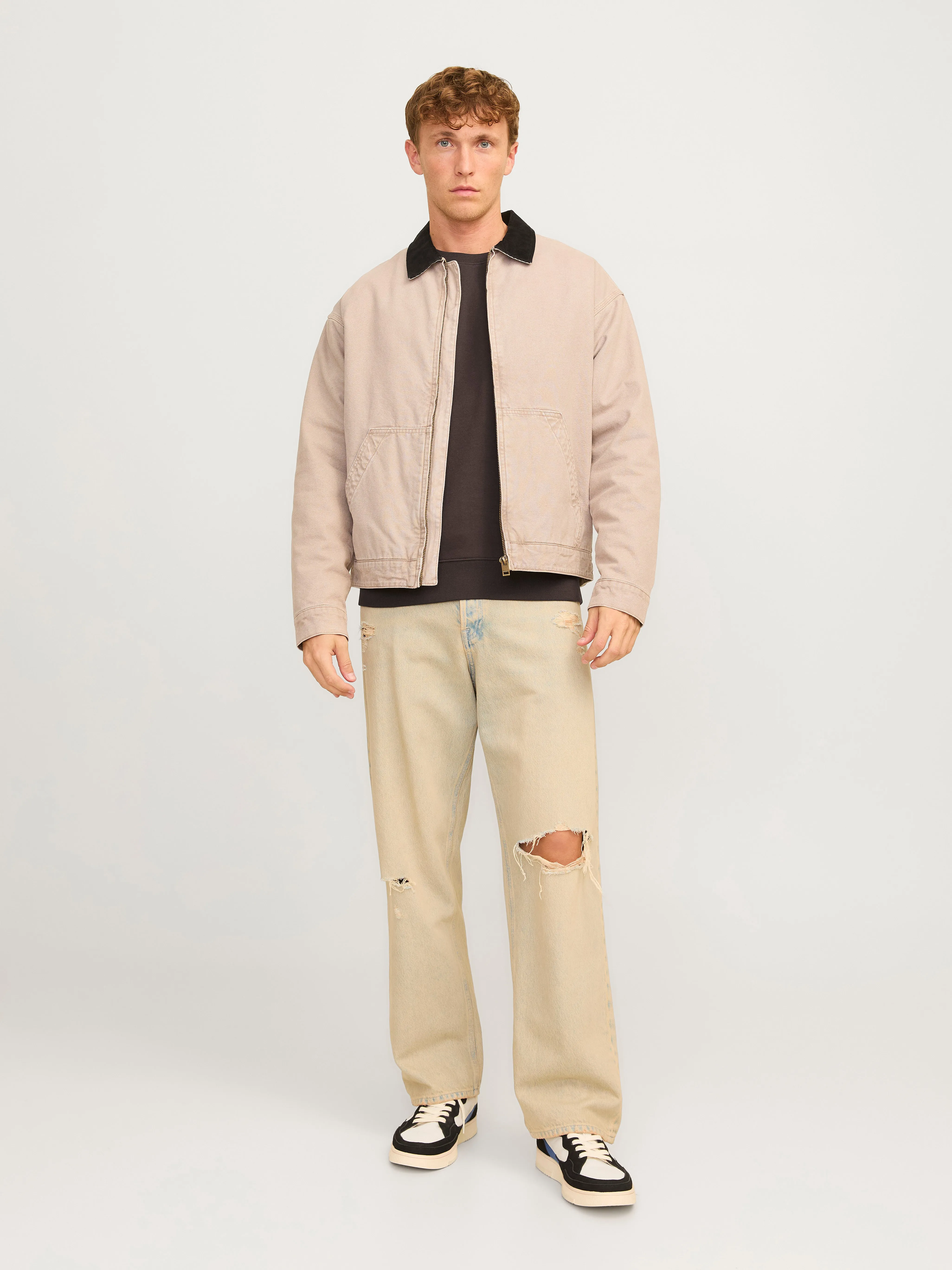 Sudadera Liso | Marrón claro | Jack & Jones®
