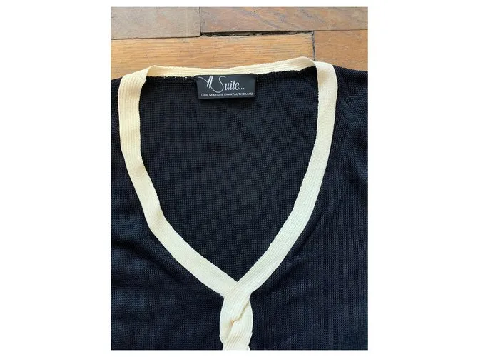 Suite Pullover...por Chantal Thomass Negro Blanco 