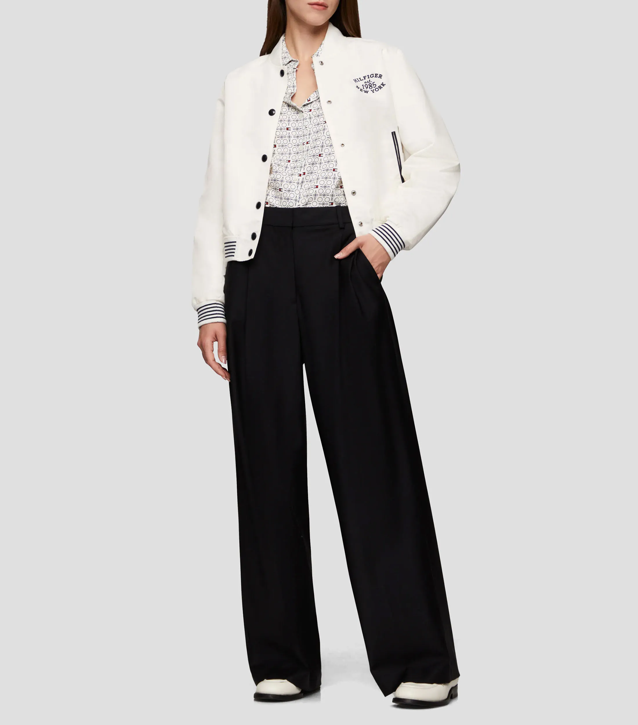 Tommy Hilfiger Camisa estampada de manga larga Mujer