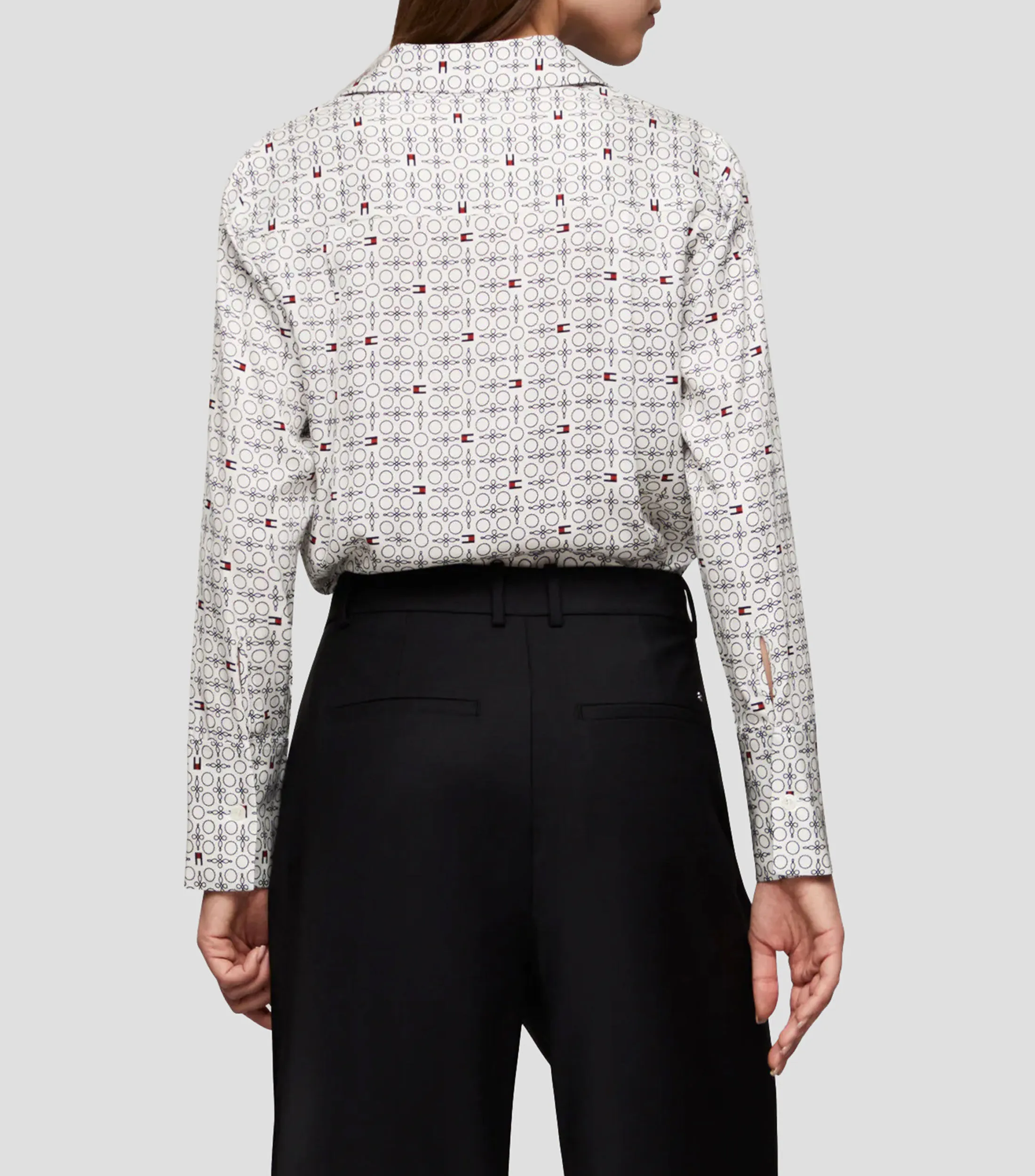 Tommy Hilfiger Camisa estampada de manga larga Mujer