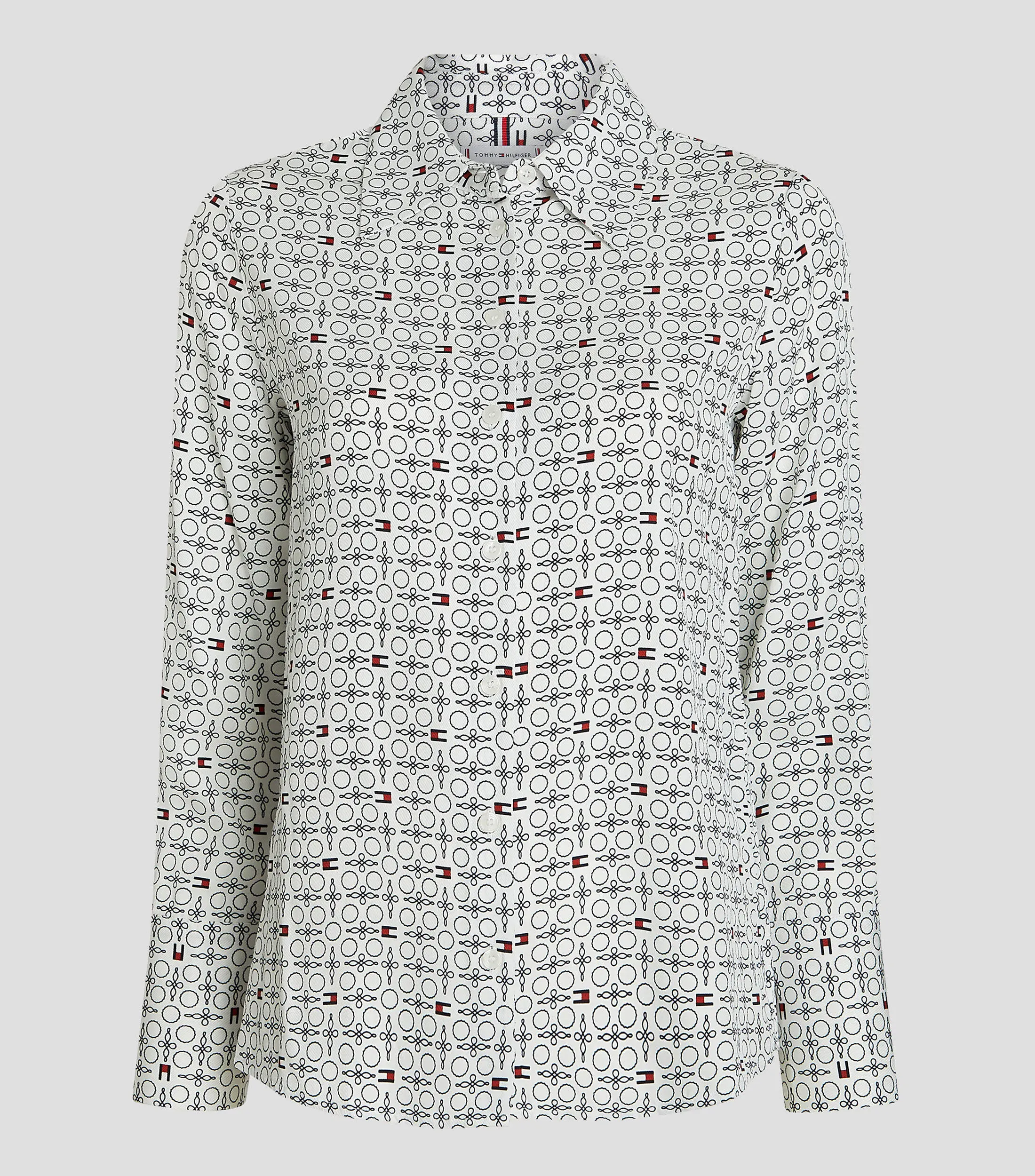Tommy Hilfiger Camisa estampada de manga larga Mujer