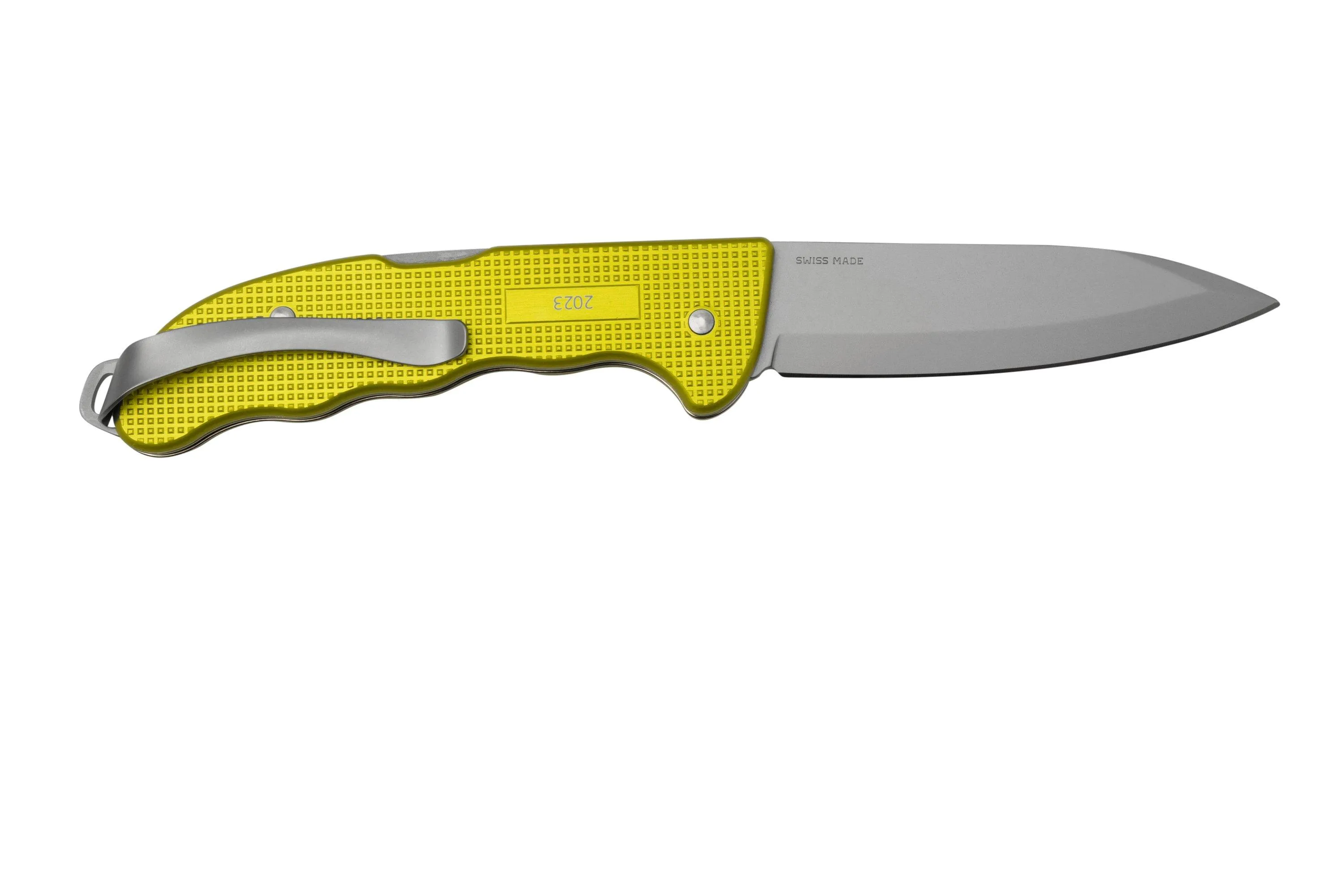 Victorinox Hunter Pro Alox Limited Edition 2023, 0.9415.L23 Electric Yellow, navaja de caza