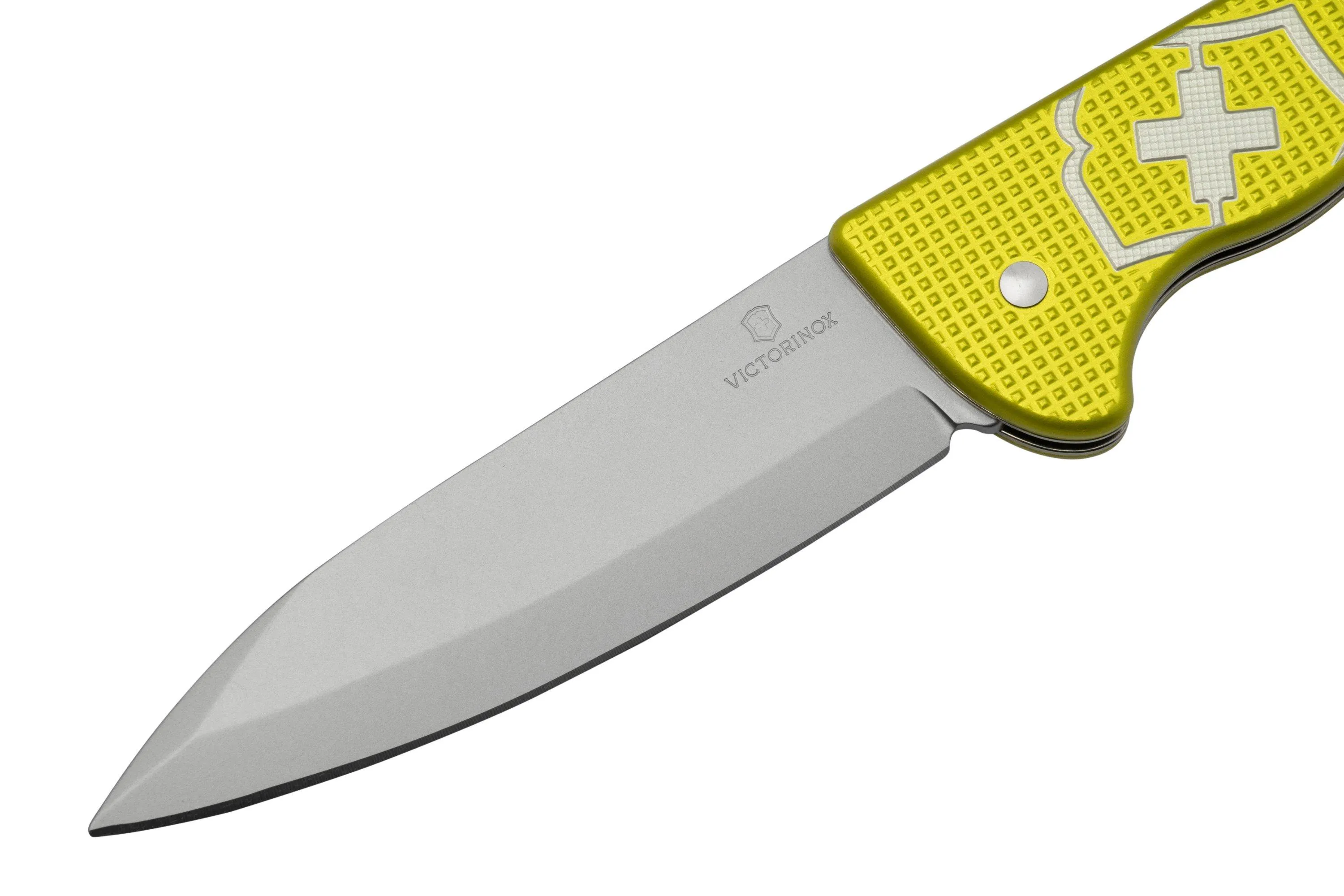 Victorinox Hunter Pro Alox Limited Edition 2023, 0.9415.L23 Electric Yellow, navaja de caza