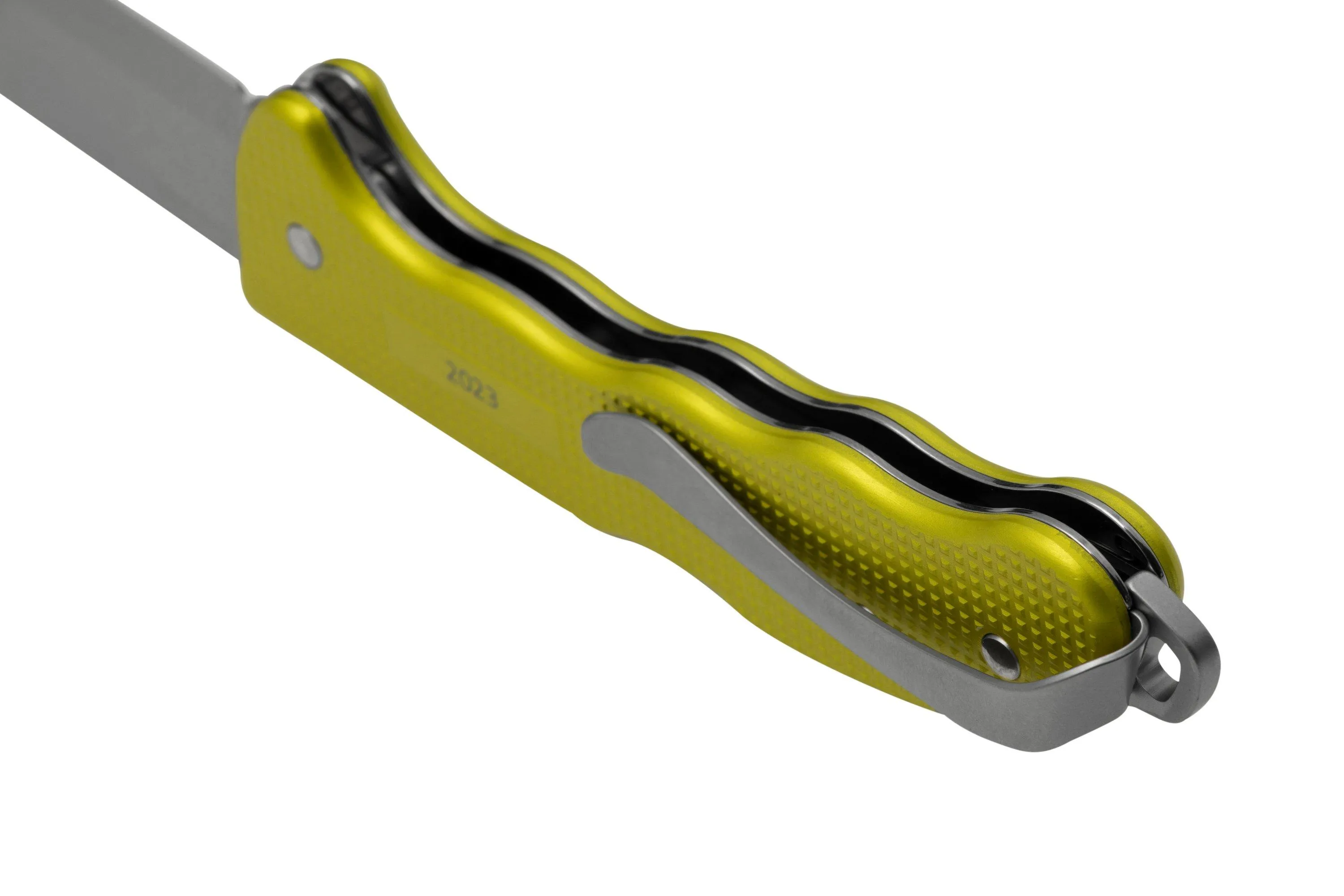 Victorinox Hunter Pro Alox Limited Edition 2023, 0.9415.L23 Electric Yellow, navaja de caza
