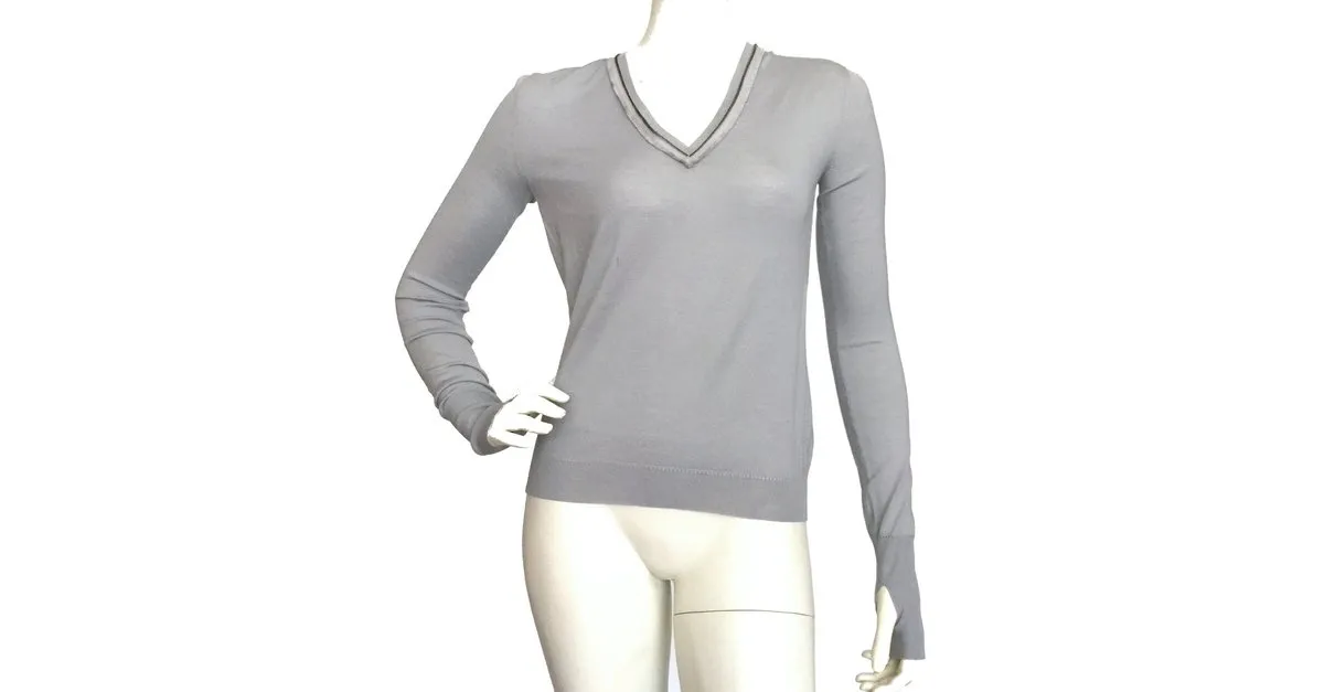 Yves Saint Laurent Prendas de punto Gris 