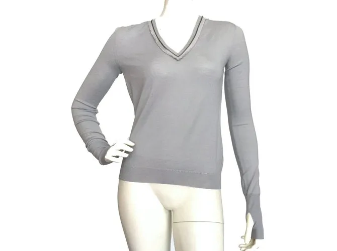 Yves Saint Laurent Prendas de punto Gris 