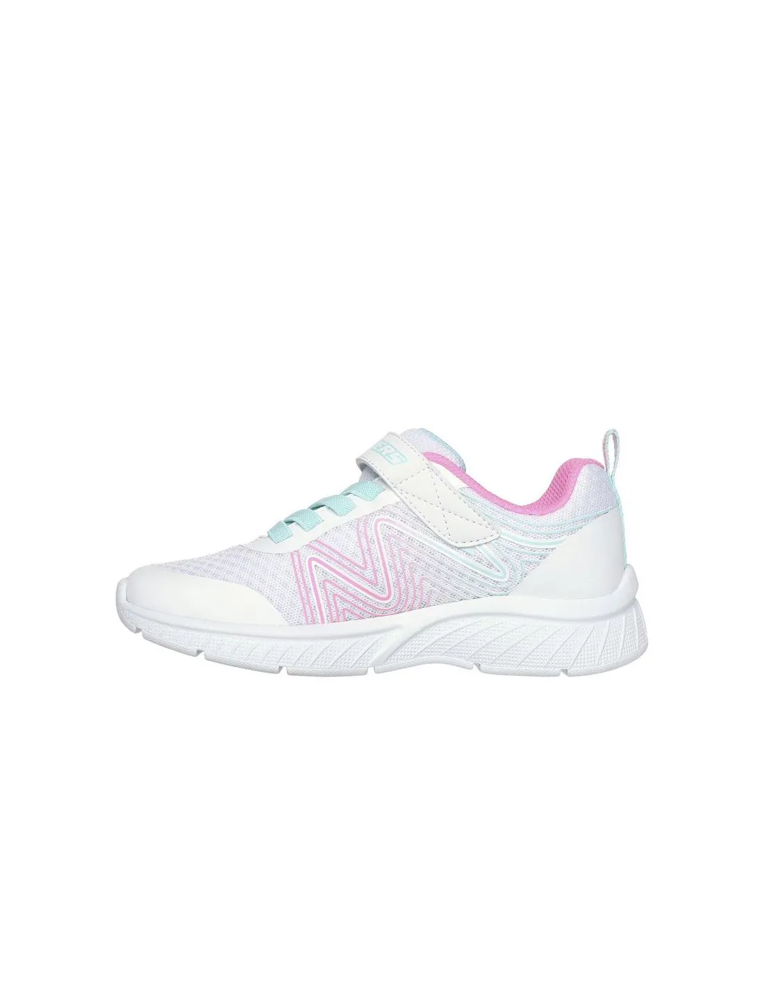 ZAPATILLAS SKECHERS MICROSPEC PLUS  SWI NIñA BLANCO