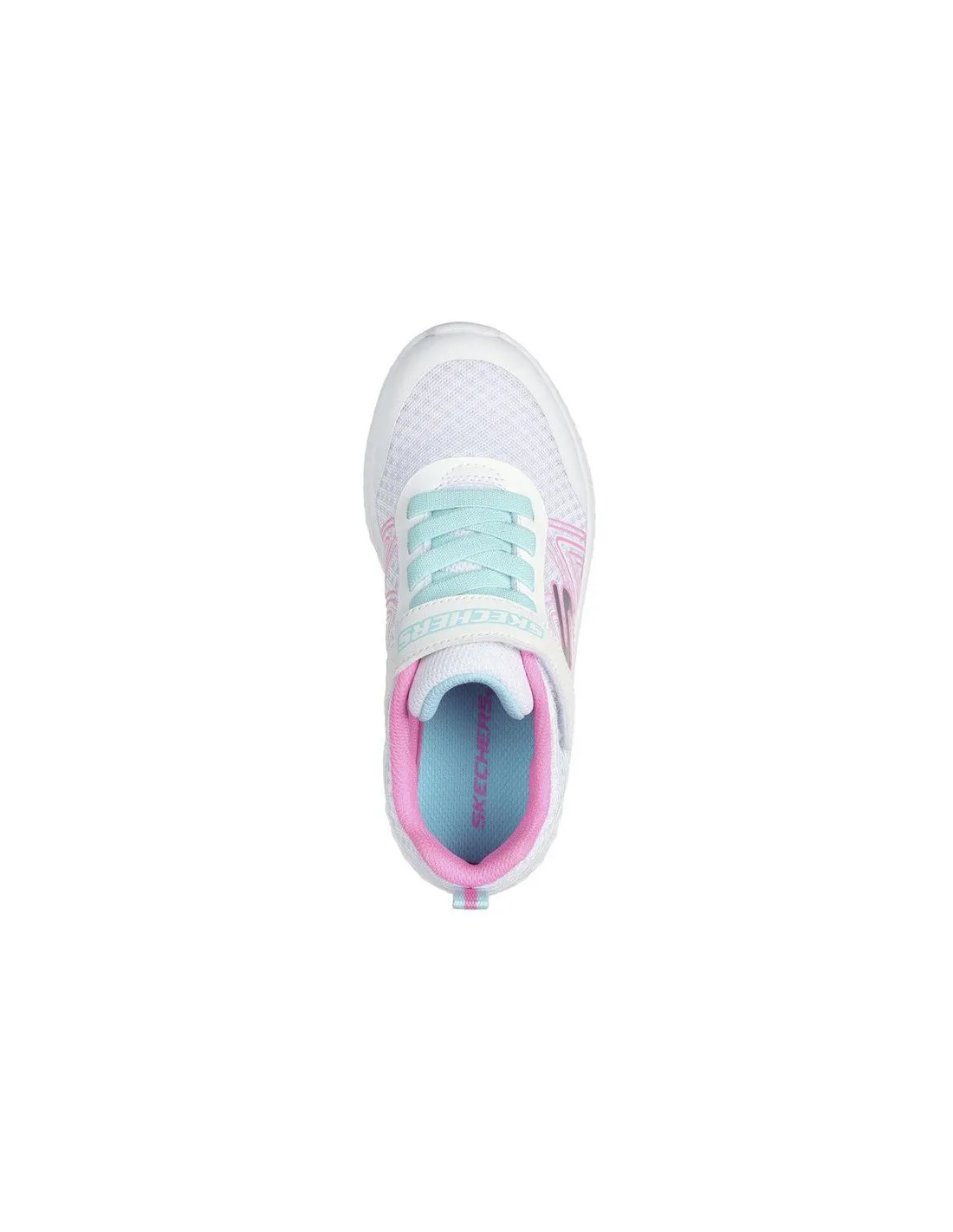 ZAPATILLAS SKECHERS MICROSPEC PLUS  SWI NIñA BLANCO