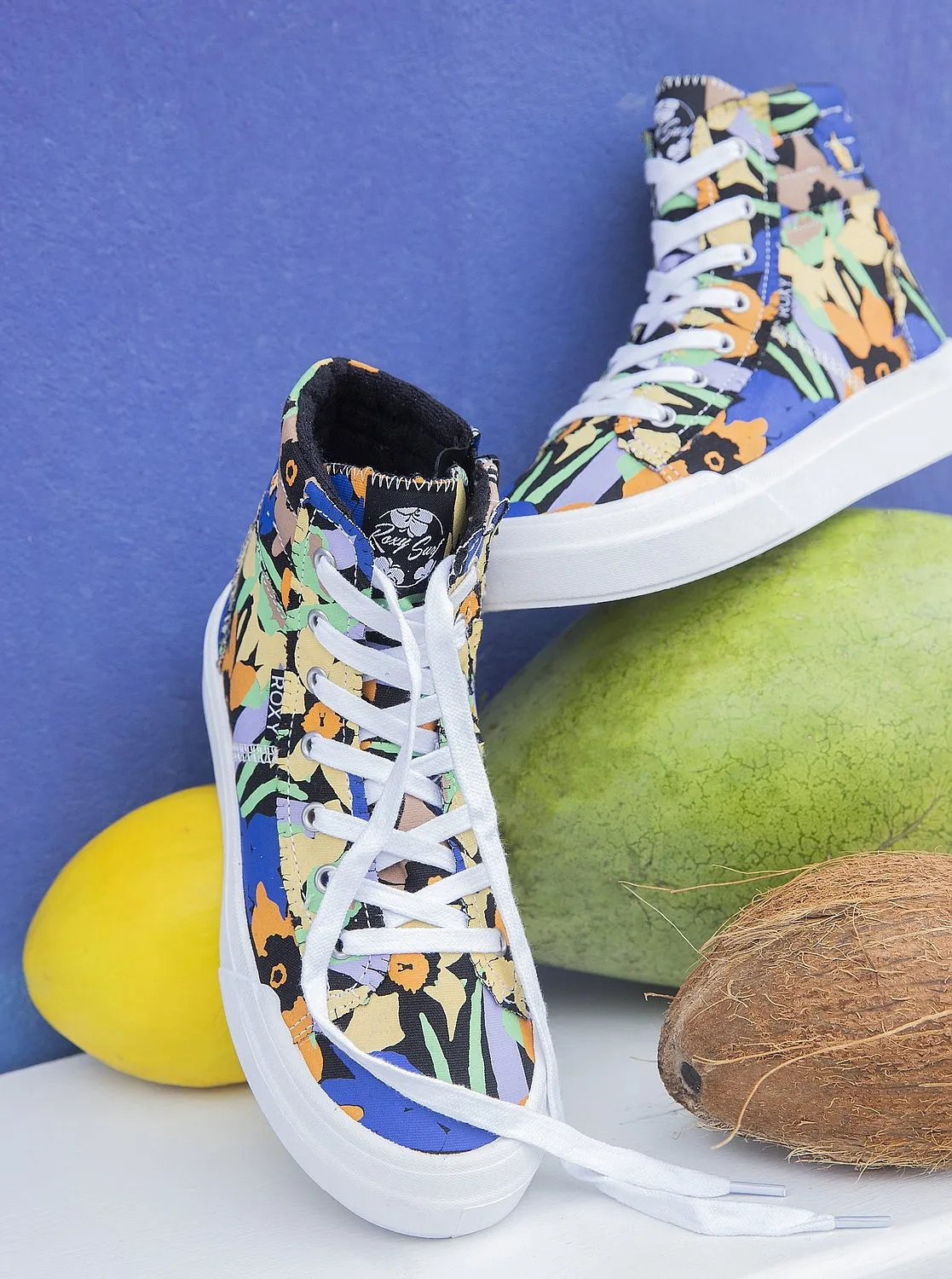 ZAPATOS ROXY RAE MID  BPT/BLACK PRINT  WOMEN´S